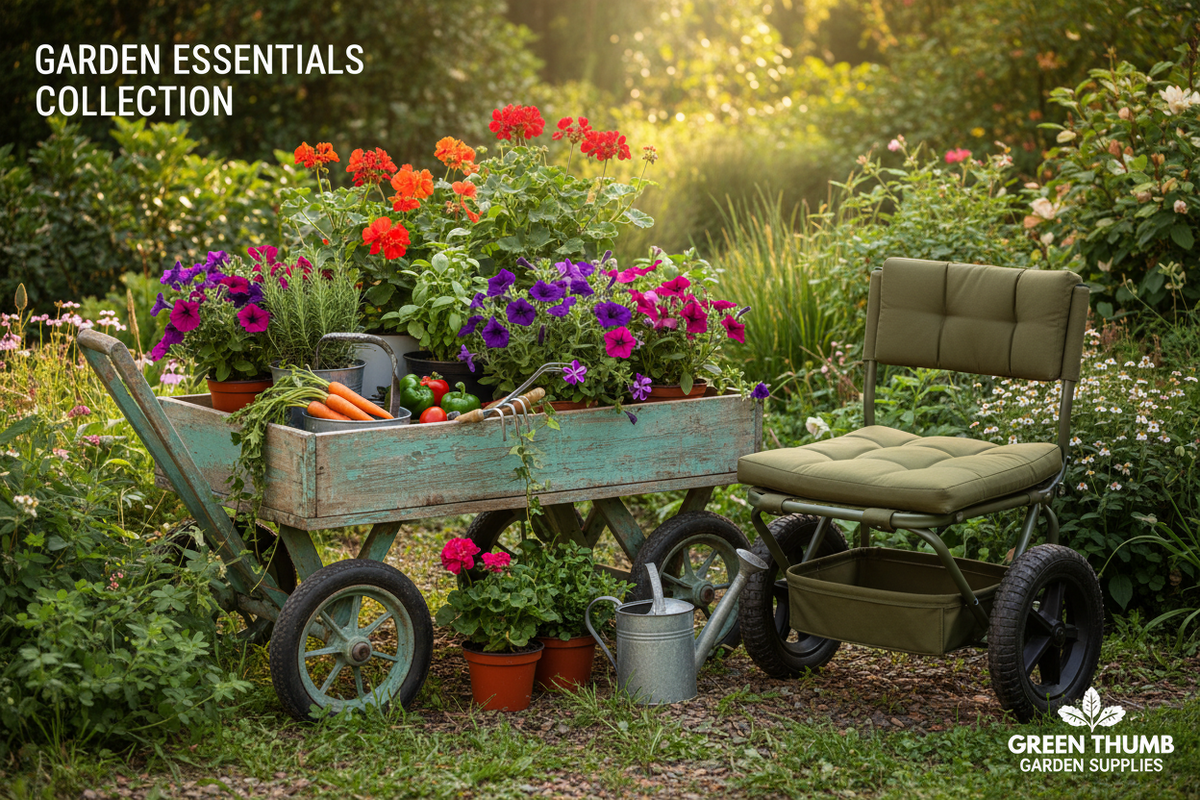 Garden Carts & Work Seats