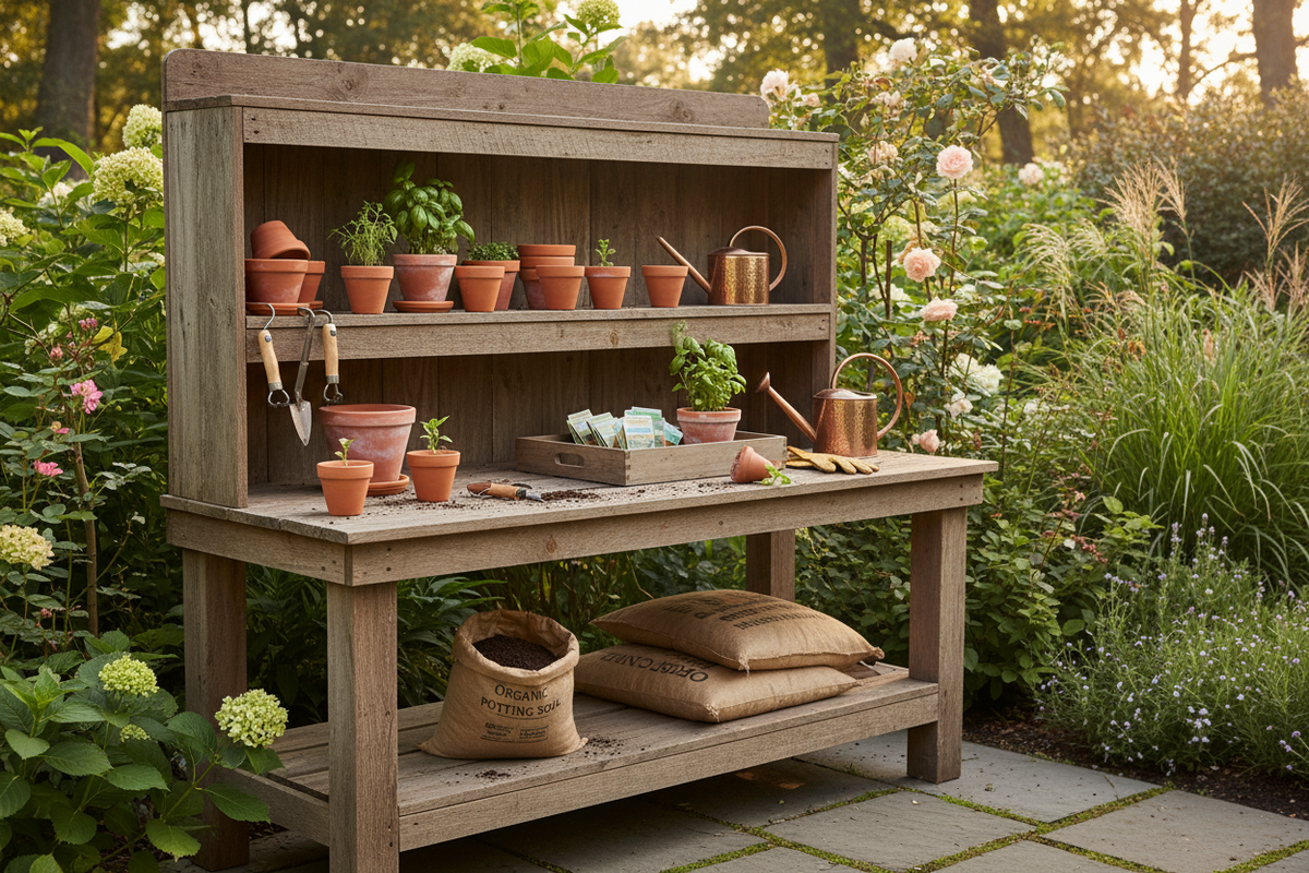 Potting Benches & Garden Workstations