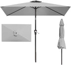 6.5' x 10' Rectangular Patio Umbrella Large Outdoor Market Umbrella w/UV by PatioKingdom