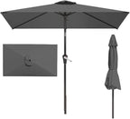 6.5' x 10' Rectangular Patio Umbrella Large Outdoor Market Umbrella w/UV by PatioKingdom