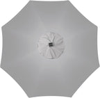 9 ft Solar Umbrella, Patio Umbrella - Image 4