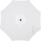 9' Outdoor Patio Umbrella, Outdoor Table Umbrella, Yard Umbrella, Market - Image 4