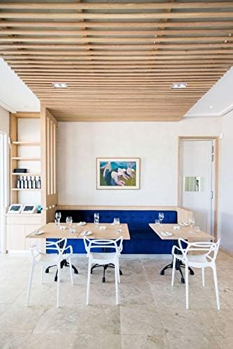 2xhome Modern Dining Chair | Stackable Indoor or Outdoor Entangled Side Chair | - Image 2