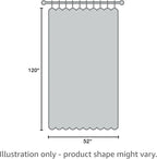 NICETOWN 2 Panels Biscotti Beige Privacy Outdoor Curtains - Image 7