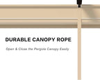 Pergola Shade Cover Replacement Canopy Top Compatible - Image 8