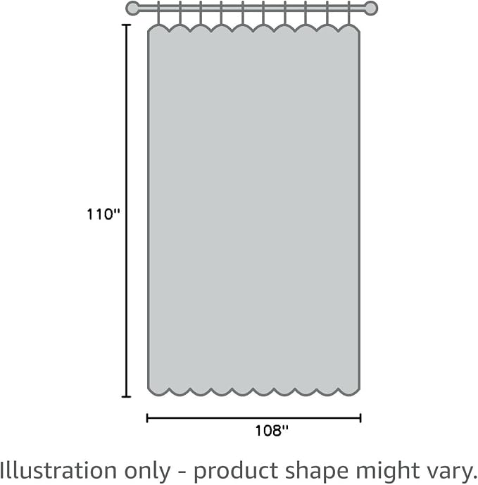 Linen Outdoor Curtains for Patio Waterproof 4 Pcs 110x108 In Taupe | Light - Image 9