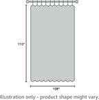 Linen Outdoor Curtains for Patio Waterproof 4 Pcs 110x108 In Taupe | Light - Image 9