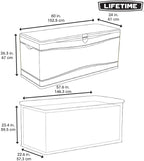 LIFETIME 60298 Heavy Duty Outdoor Storage Deck Box, 130 Gallon - Image 7