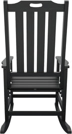 THOEOE Outdoor Rocking Chairs Set of 2, Oversized Patio Rocking Chair | HDPE - Image 10