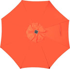 9 ft Solar Umbrella, 32 LED Lighted Patio Umbrella, Table Market Umbrella - Image 3