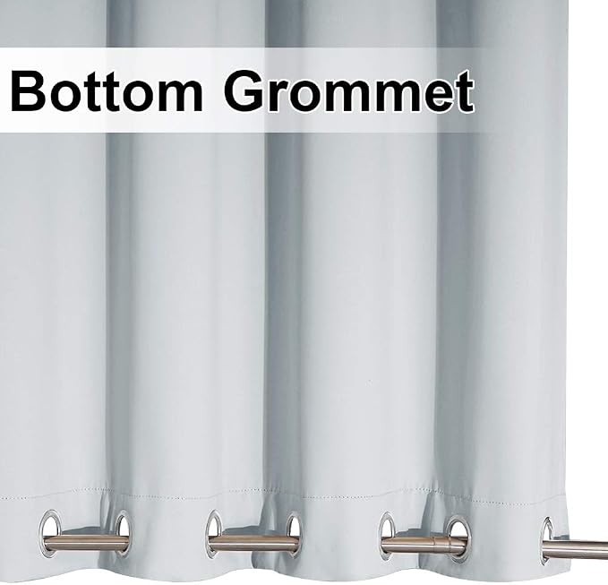 NICETOWN Outdoor Curtains for Patio Waterproof Grommet Top & Bottom, Windproof - Image 5