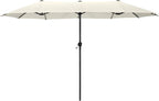 HERA'S PALACE 13 Ft Double-Sided Twin Patio Umbrella, Outdoor Double Sided by HERASPALACE
