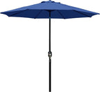 9' Outdoor Patio Umbrella, Outdoor Table Umbrella, Yard Umbrella, Market by Blissun