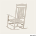 POLYWOOD Presidential Rocking Chair in Sand - Image 4