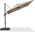 PURPLE LEAF Outdoor Umbrella 8' x 8' Square Premium Sun Protection Tapue | - Image 2