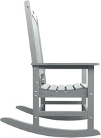 THOEOE Outdoor Rocking Chairs, Oversized Patio Rocking Chair | HDPE Outdoor - Image 9
