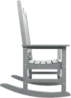 THOEOE Outdoor Rocking Chairs Set of 4, Oversized Patio Rocking Chair | HDPE - Image 9