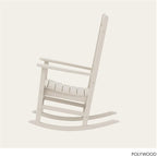 POLYWOOD Presidential Rocking Chair in Sand - Image 5