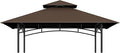 5x8Ft Grill Gazebo Replacement Top, Water-Resistant Fabric, BBQ Gazebo Cover by COVBOARD