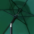 Sunnyglade 7.5' Patio Umbrella Outdoor Table Umbrella Tilt Crank Dark Green | - Image 5