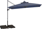 Patio Umbrella, Rectangle Outdoor Cantilever Umbrella, Aluminum Offset Umbrella by GALAXARMOR