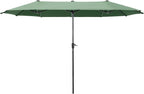 13 ft Large Double-Sided Patio Umbrella, Outdoor Umbrella, Mint | HERA'S PALACE by HERASPALACE