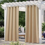 NICETOWN Patio Blinds Outdoor Waterproof Curtain, Rustproof Stainless Steel by NICETOWN