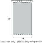 NICETOWN 2 Panels Outdoor Curtains Waterproof Extra Long 108 in - Image 9
