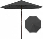 9FT Auto-Tilt Patio Umbrella|Outdoor Market Table Umbrella by YourPerfectOutdoorEscape
