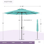 Midtown Umbrellas 10-Year-No-Fade - Image 6