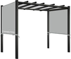 Pergola Shade Cover Replacement, 17 x 6.8 Ft, Adjustable Sliding Design by TNGAN