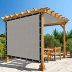 Amagenix 90% Shade Fabric 5'X 7' Gray Sun Shade Cloth by Amagenix
