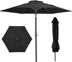 JEAREY 7.5 ft Outdoor Patio Umbrella, Table Umbrella, Tilt & Crank lift by JEAREYOutdoorsCollection