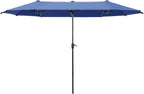 HERA'S PALACE 13 ft Large Patio Umbrella, Double-Sided Twin, Outdoor Market by HERASPALACE