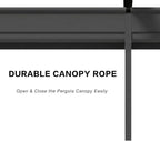 Pergola Shade Cover Replacement Canopy Top Compatible - Image 8