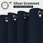 Easy-Going Outdoor Curtains for Patio 1 Panel, 54x96 inch, Weatherproof Privacy - Image 2