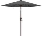 7.5FT Patio Umbrella Table Market Umbrella w/Tilt and Crank, Heavy-Duty Outdoor by AreShark