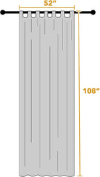 H.VERSAILTEX Outdoor Linen Sheer Curtains - Image 2
