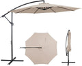 10FT Outdoor Offset Umbrella, Cantilever Patio Umbrella by AEOutdoorUSA
