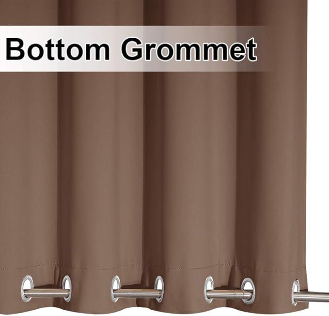 NICETOWN Outdoor Patio Curtain Windproof and Waterproof, Grommet Top & Bottom - Image 5