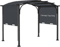 slashome 200 x 103 Pergola Replacement Canopy, Fits L-PG152PST-B, Dark Gray | by SLASHOME