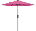 7.5FT Patio Umbrella Table Market Umbrella w/Tilt and Crank, Heavy-Duty Outdoor by AreShark