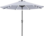 ABCCANOPY Solar Led Patio Umbrella by ABCCANOPY