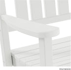POLYWOOD Presidential Rocking Chair in White - Image 6