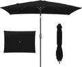 JEAREY 6.5x10 ft Rectangular Patio Umbrellas Rectangle Outdoor Umbrella by JEAREYOutdoorsCollection