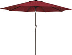 9' Outdoor Patio Umbrella, Outdoor Table Umbrella, Yard Umbrella, Market by Blissun