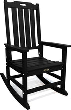 THOEOE Outdoor Rocking Chairs, Oversized Patio Rocking Chair | HDPE Outdoor by THOEOE