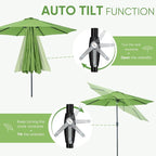 Tempera Patio Market Outdoor Table Umbrella - Image 2