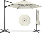 Best Choice Products 10ft Offset Cantilever Hanging Market Patio Umbrella by Unknown