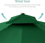 Best Choice Products 10x10ft Cantilever Patio Umbrella w/Base Included - Image 6